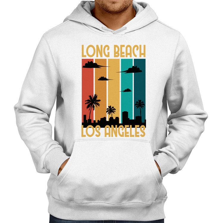 Moletom Long Beach Los Angeles - Branco