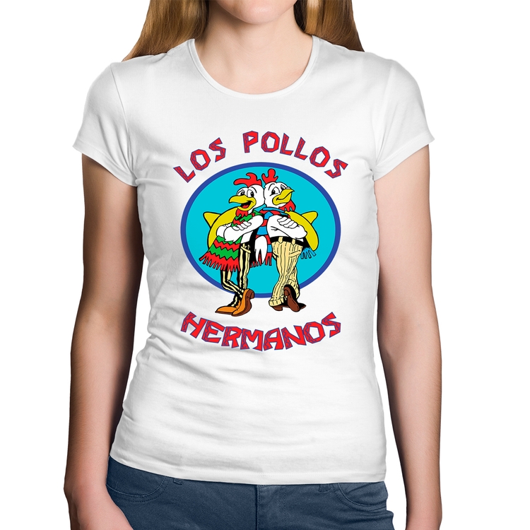 Baby Look Algodão Los Pollos Hermanos - Branca