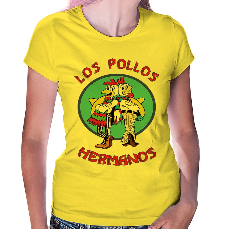 Baby Look Los Pollos Hermanos - Amarela