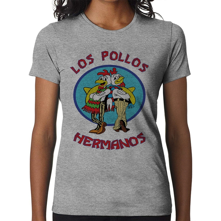 Baby Look Los Pollos Hermanos - Cinza