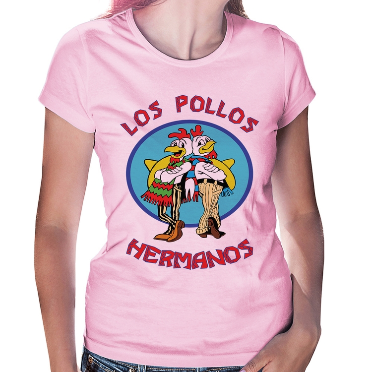 Baby Look Los Pollos Hermanos - Rosa Bebê