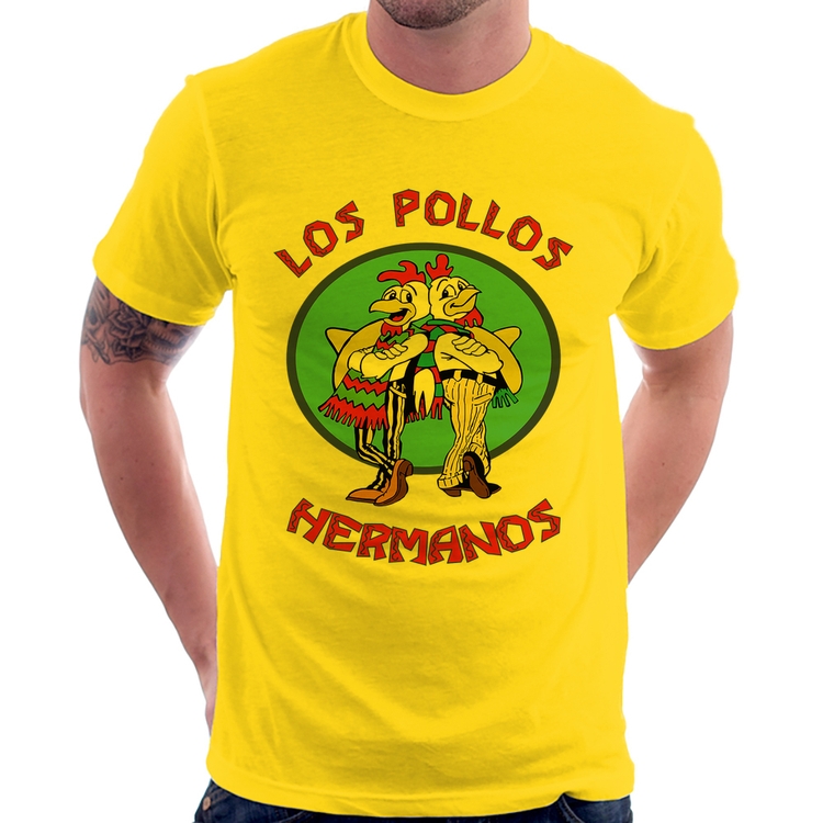 Camiseta Los Pollos Hermanos - Amarela