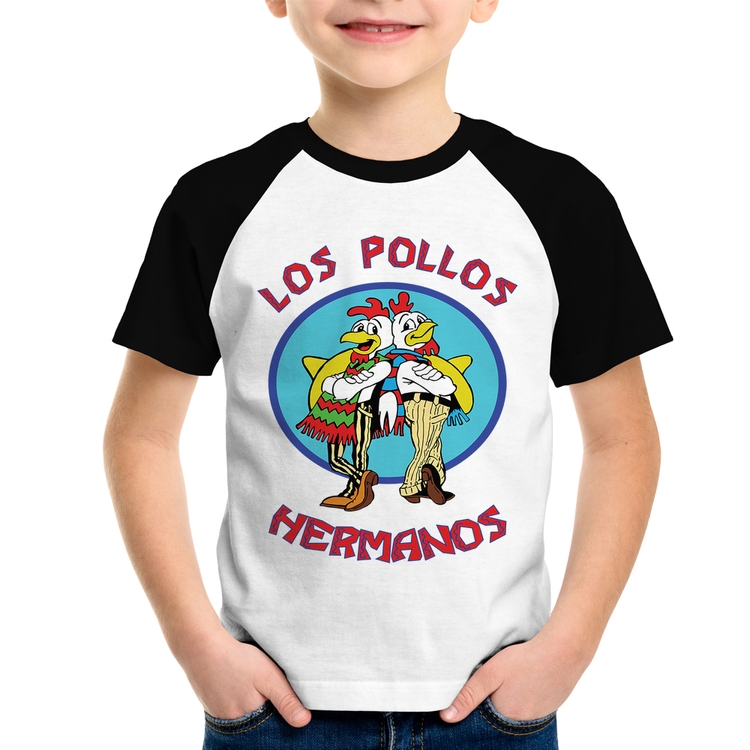 Camiseta Raglan Infantil Los Pollos Hermanos