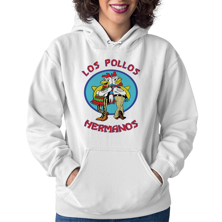Moletom Feminino Los Pollos Hermanos - Branco