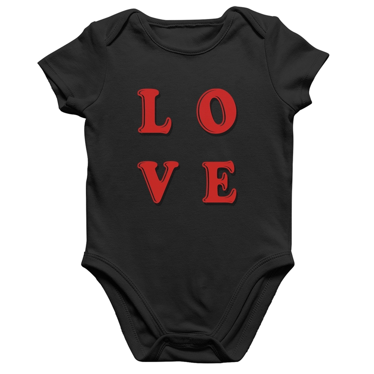 Body Bebê Algodão LOVE