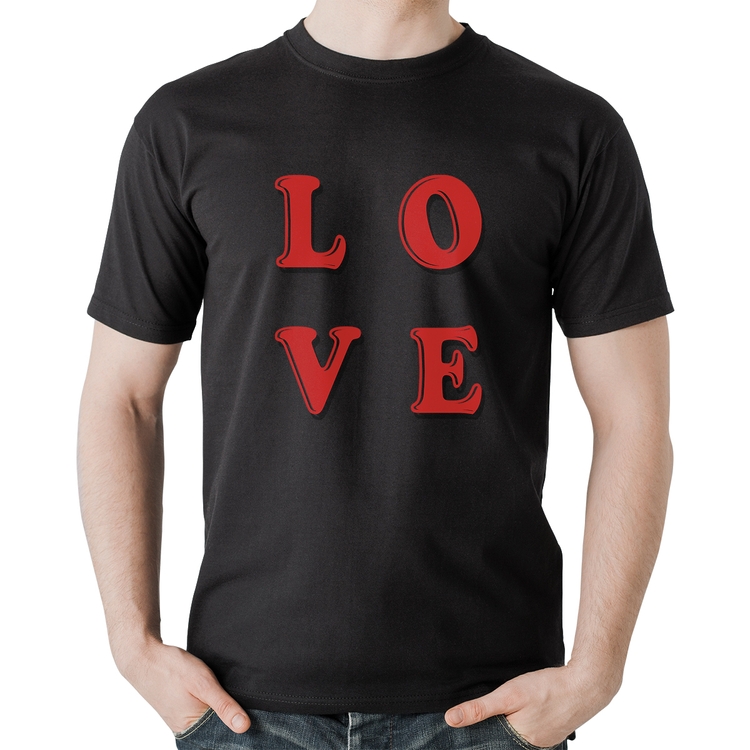 Camiseta Algodão LOVE