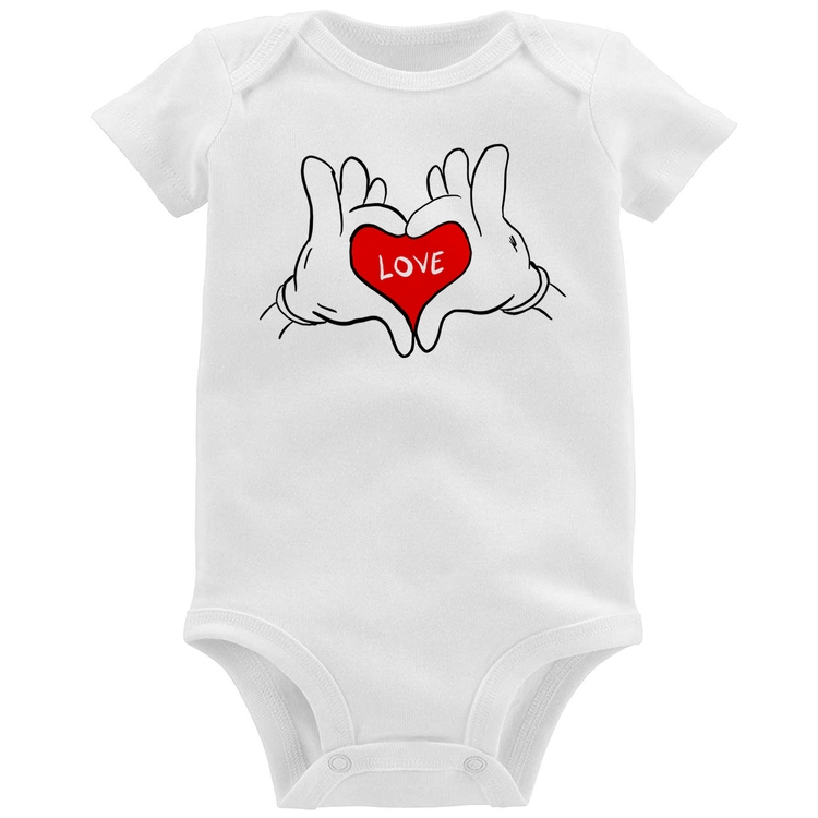 Body Bebê Love Hands 