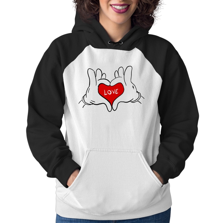 Moletom Feminino Love Hands 