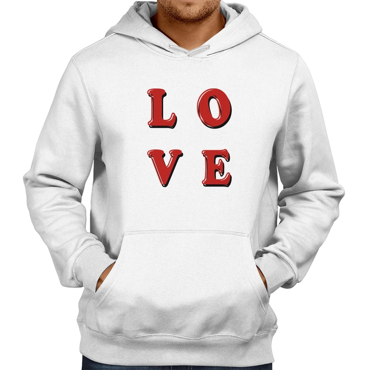 Moletom LOVE - Branco