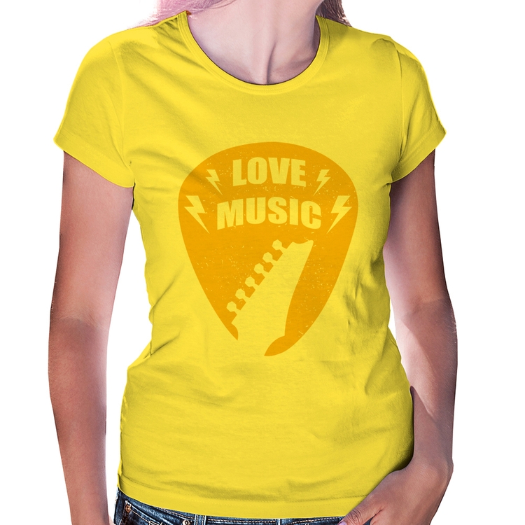 Baby Look Love Music - Amarela