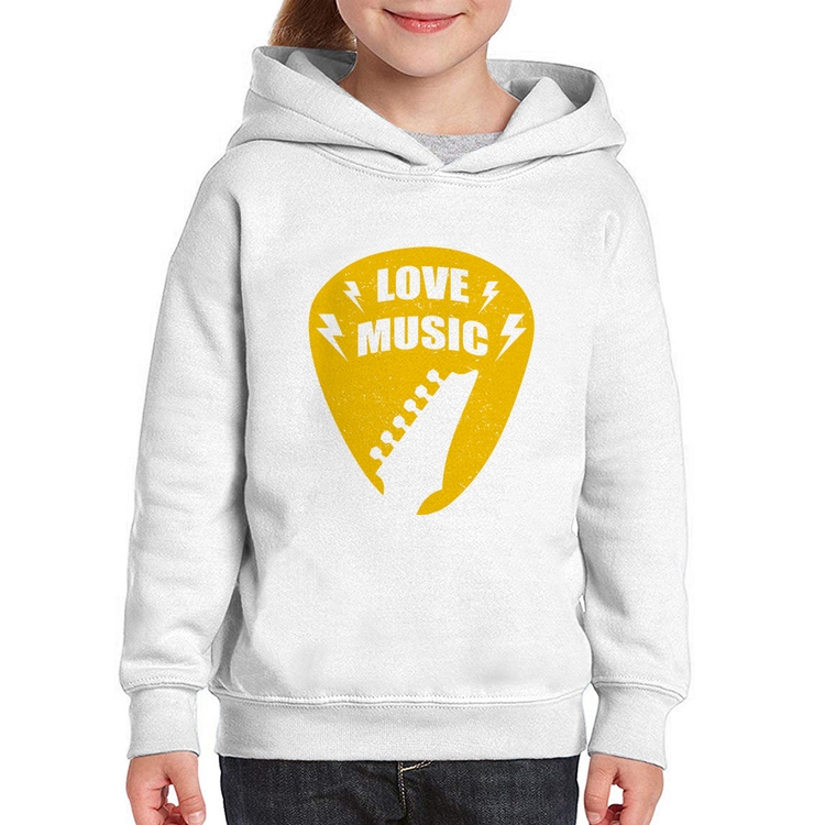 Moletom Infantil Love Music