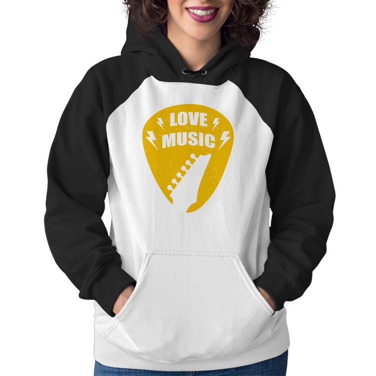 Moletom Feminino Love Music