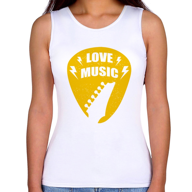 Regata Feminina Love Music