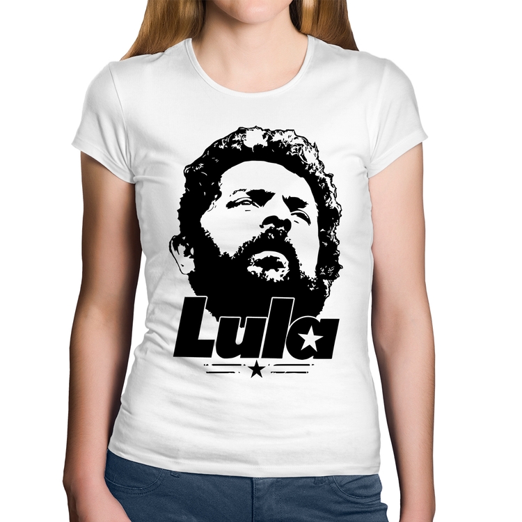 Baby Look Algodão Lula 13 PT 2026 - Branca