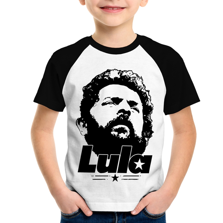 Camiseta Raglan Infantil Lula 13 PT 2026