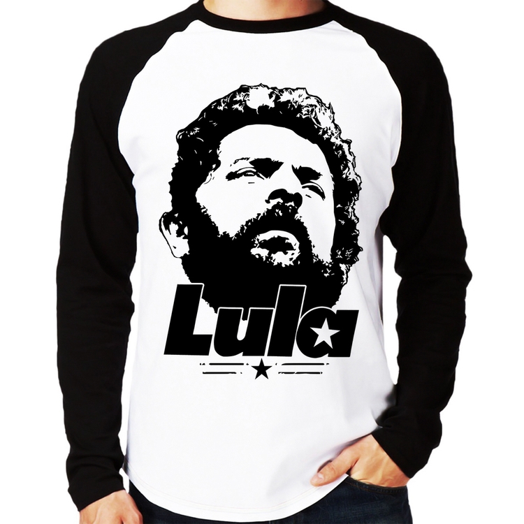 Camiseta Raglan Lula 13 PT 2026 Manga Longa