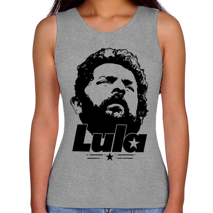 Regata Feminina Lula 13 PT 2026 - Cinza