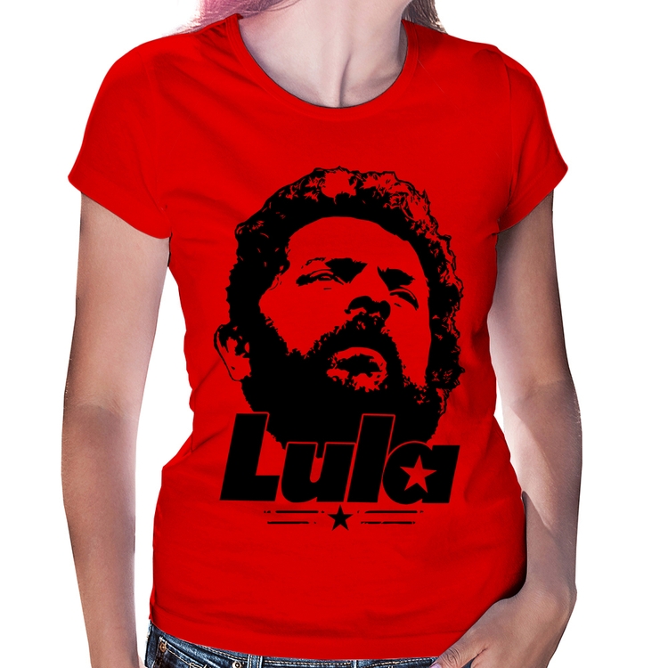 Baby Look Lula 13 PT 2026 - Vermelha