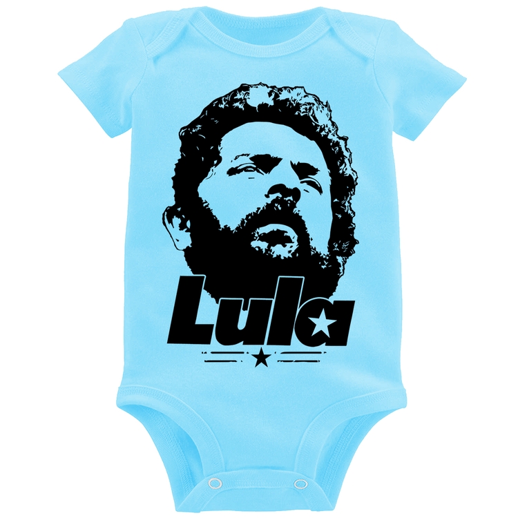 Body Bebê Lula 13 PT 2026 - Azul Bebê