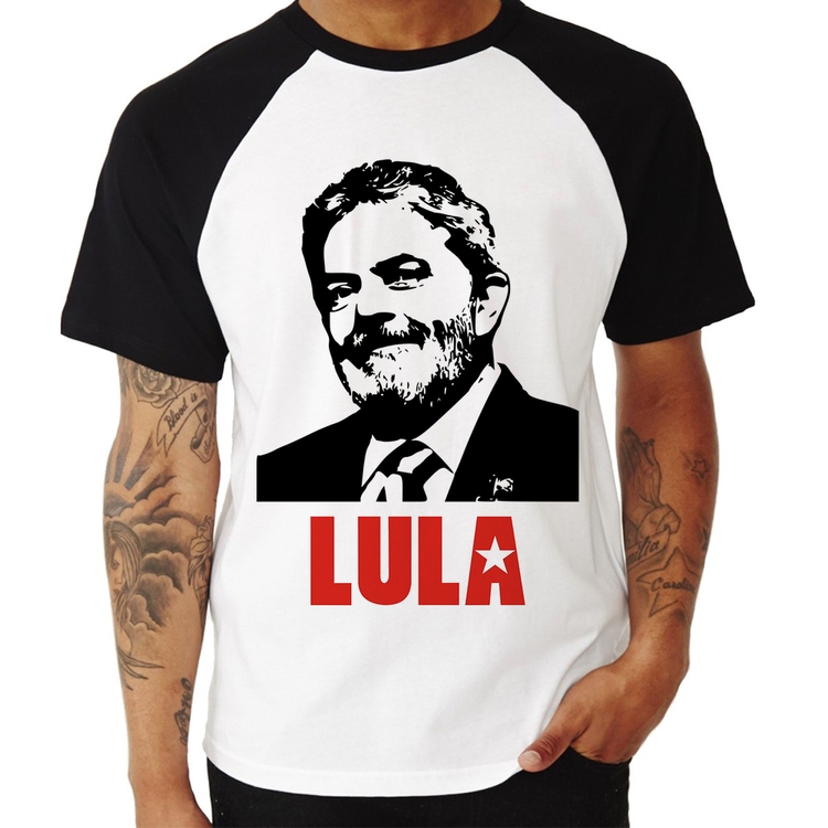 Camiseta Raglan Lula 2026 PT 13