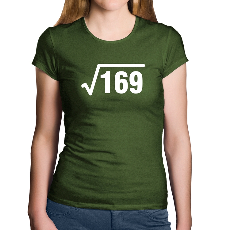 Baby Look Algodão Raiz Quadrada 169 - Musgo