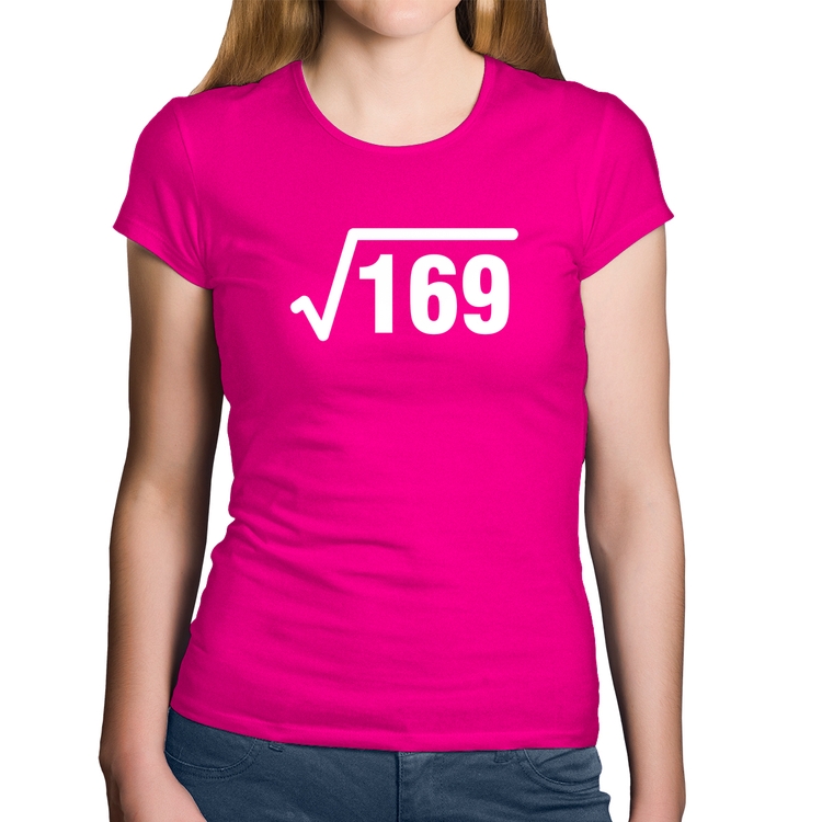 Baby Look Algodão Raiz Quadrada 169 - Rosa