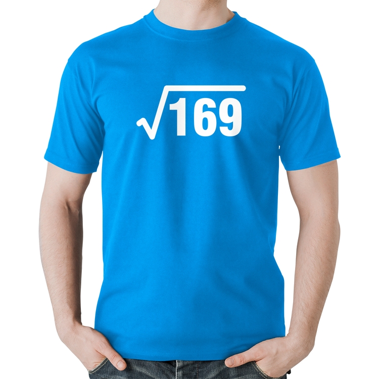 Camiseta Algodão Raiz Quadrada 169 - Azul