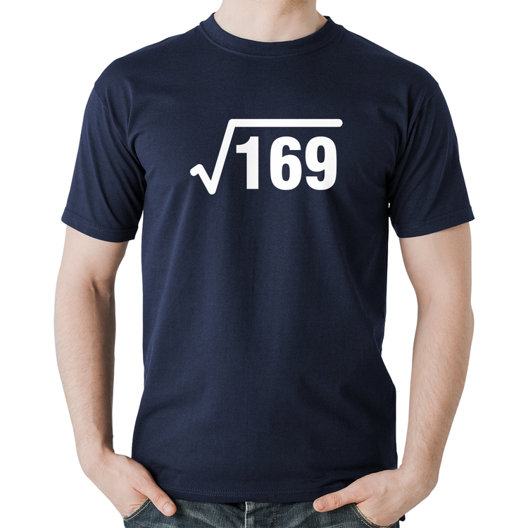 Camiseta Algodão Raiz Quadrada 169 - Marinho