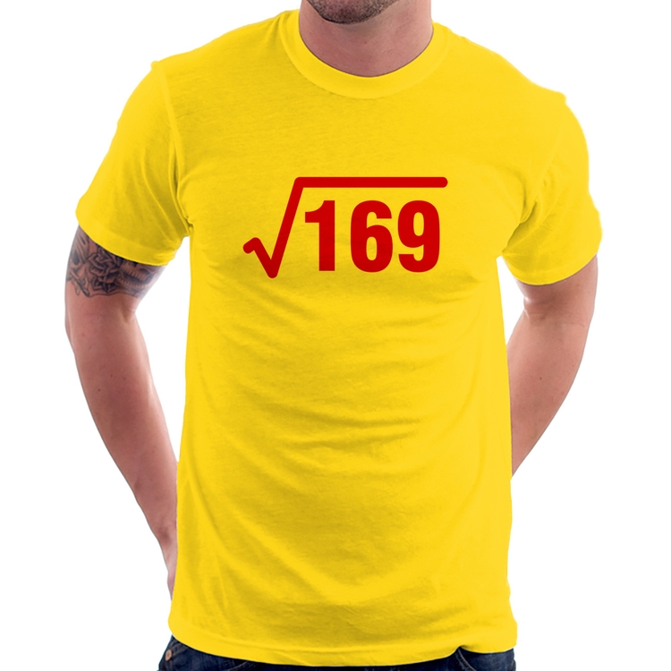 Camiseta Raiz Quadrada 169 - Amarela