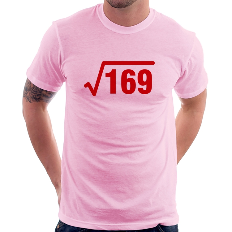 Camiseta Raiz Quadrada 169 - Rosa Bebê