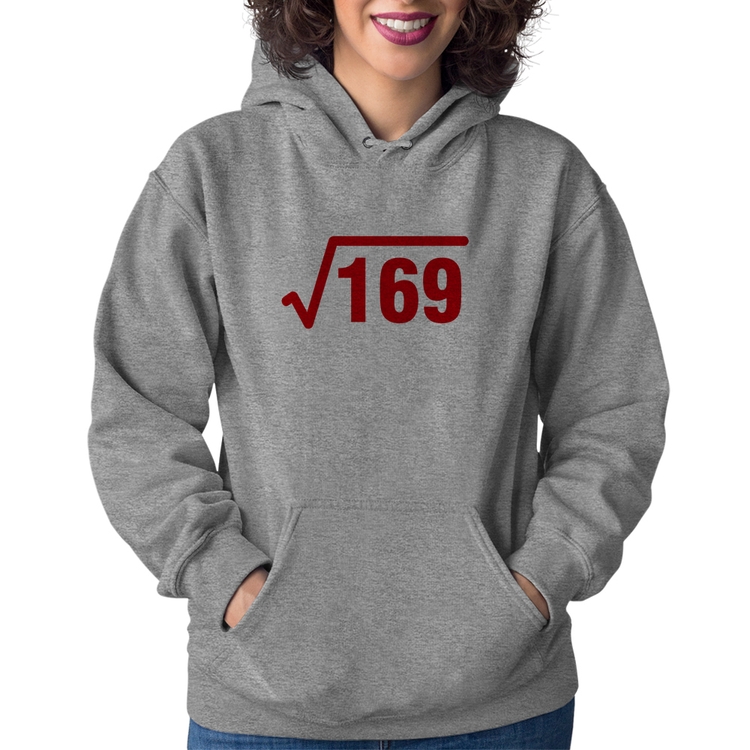 Moletom Feminino Raiz Quadrada 169 - Cinza