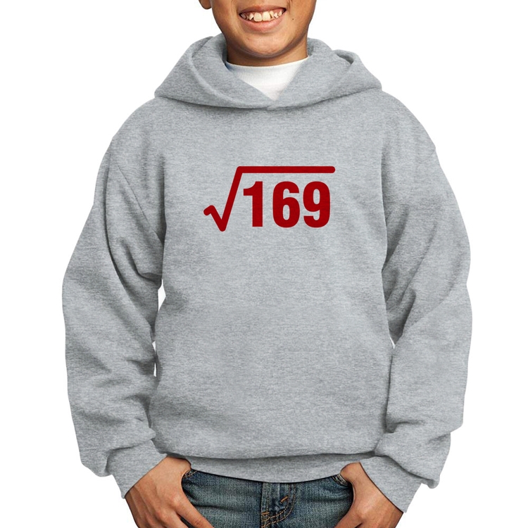 Moletom Infantil Raiz Quadrada 169 - Cinza