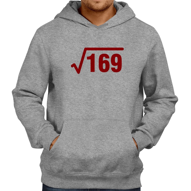 Moletom Raiz Quadrada 169 - Cinza