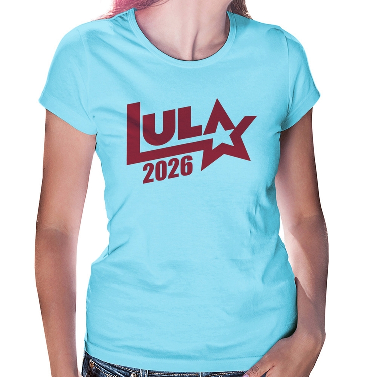 Baby Look Lula 2026 Estrela PT 13 - Azul Bebê