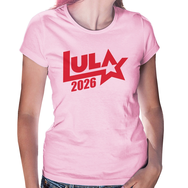 Baby Look Lula 2026 Estrela PT 13 - Rosa Bebê