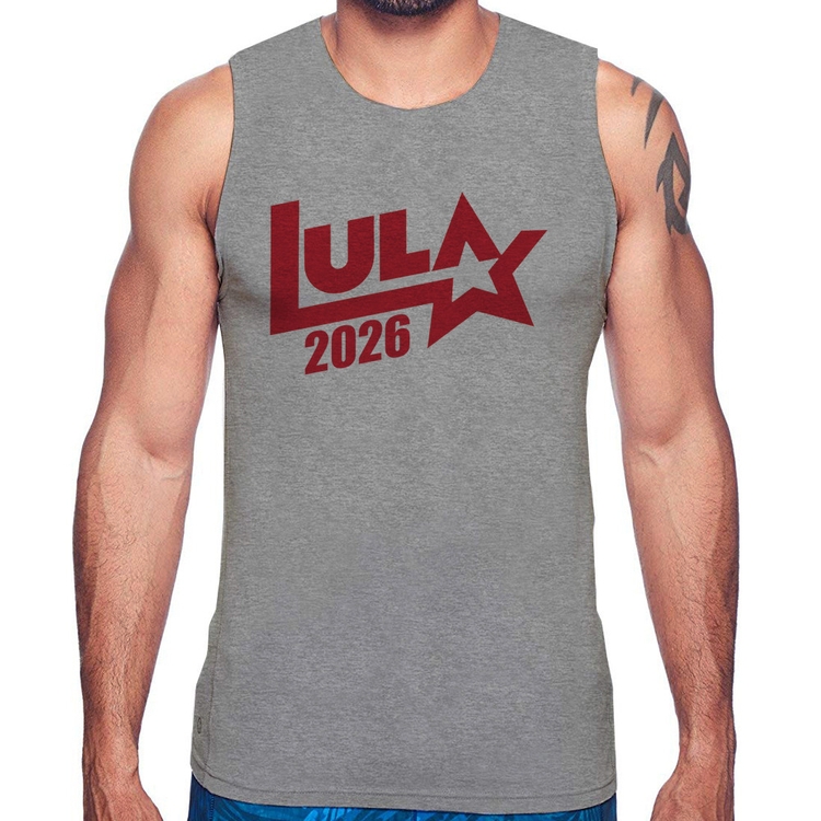 Regata Lula 2026 Estrela PT 13 - Cinza