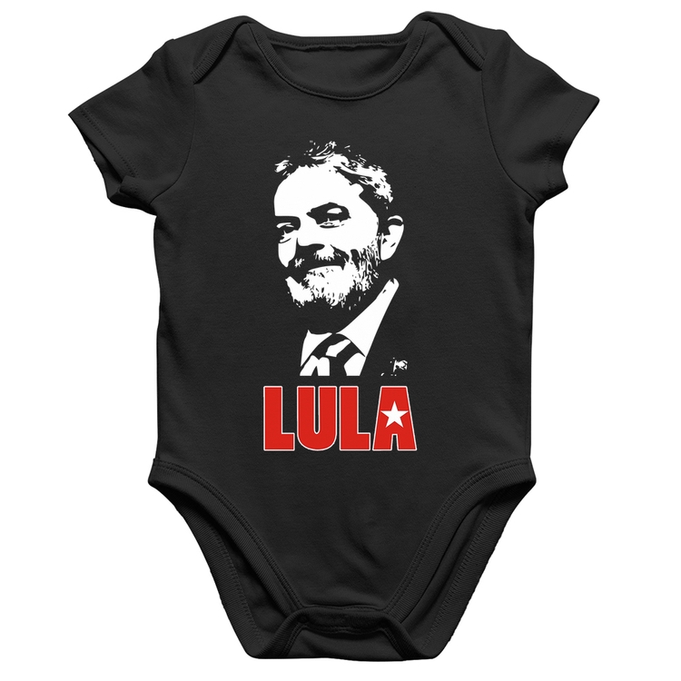 Body Bebê Algodão Lula 2026 PT 13