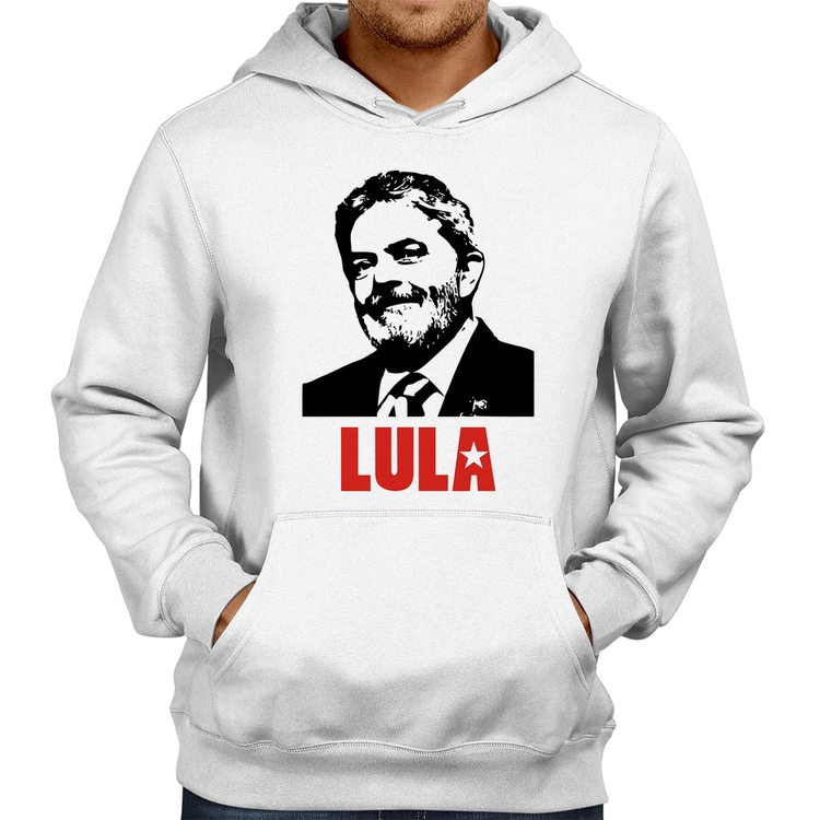 Moletom Lula 2026 PT 13 - Branco