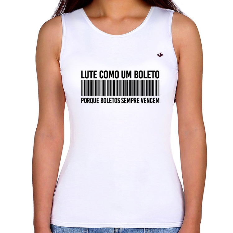 Regata Feminina Lute como um boleto
