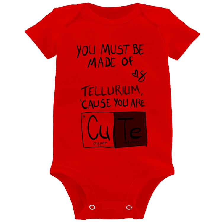 Body Bebê Made of Cooper Cute - Vermelho