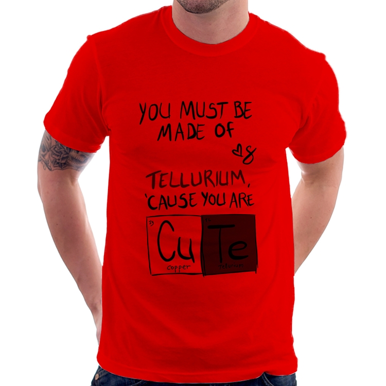 Camiseta Made of Cooper Cute - Vermelha