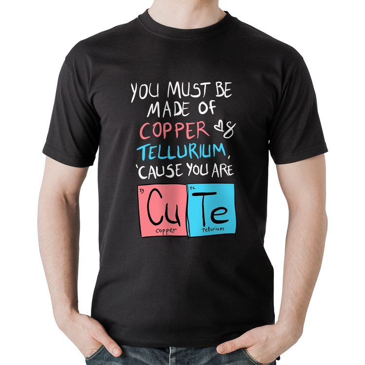 Camiseta Algodão Made of Cooper Cute