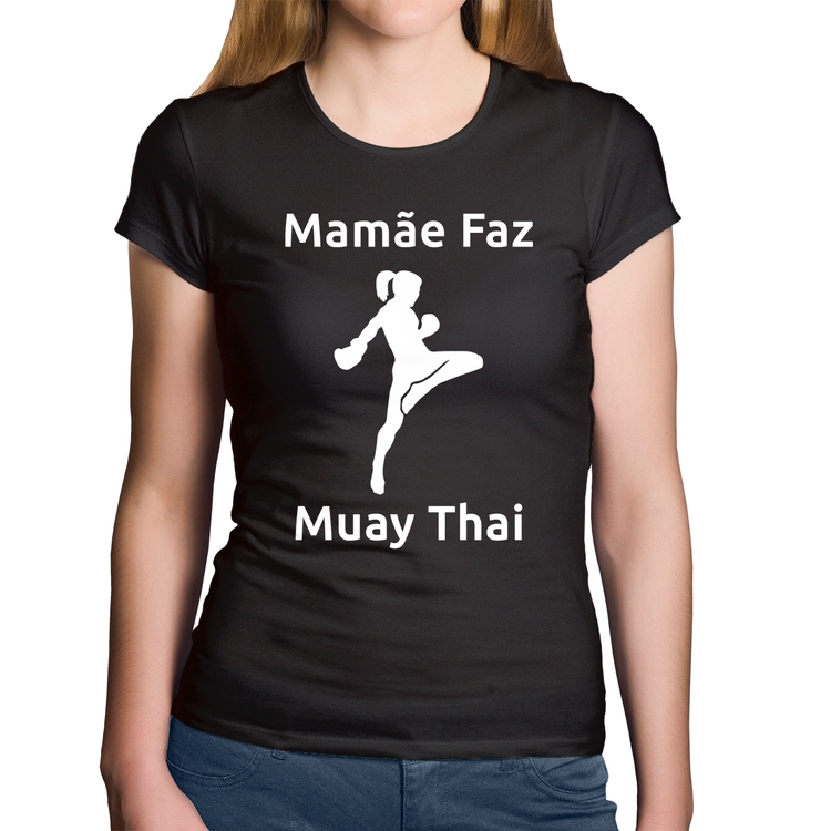 Baby Look Algodão Mamãe Faz Muay Thai
