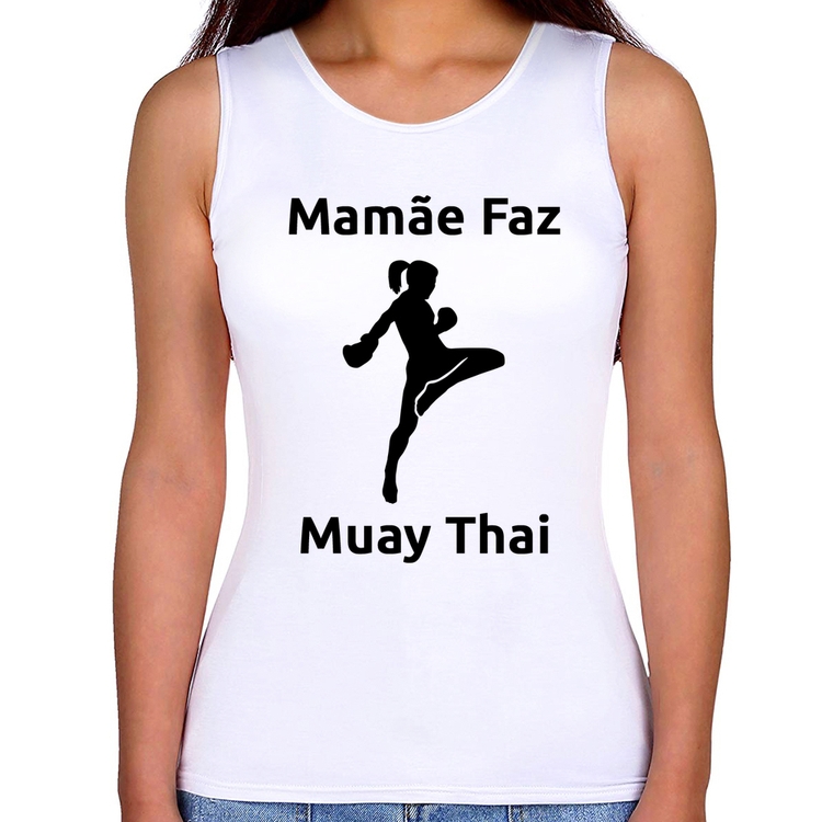 Regata Feminina Mamãe Faz Muay Thai