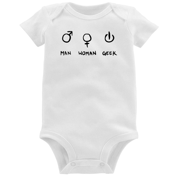 Body Bebê Man Woman Geek