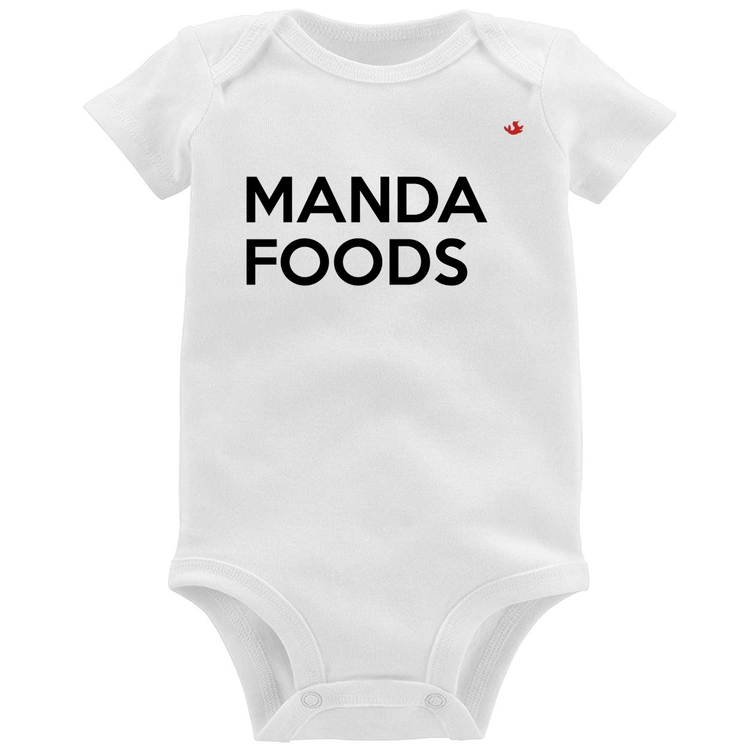 Body Bebê Manda Foods