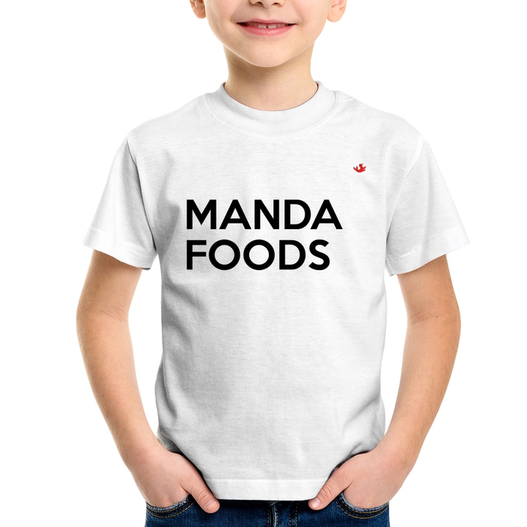 Camiseta Infantil Manda Foods