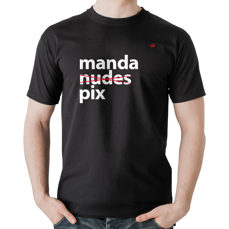 Camiseta Algodão Manda PIX