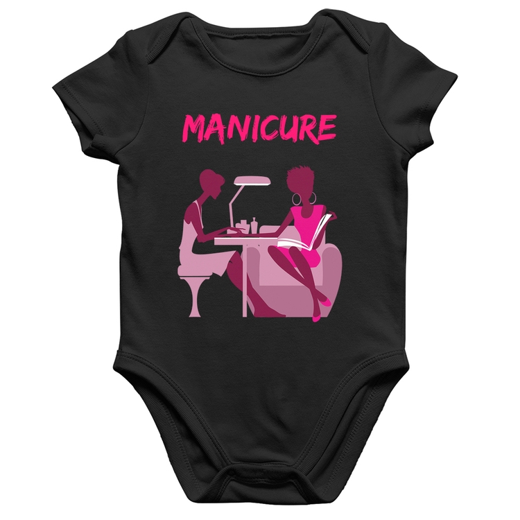 Body Bebê Algodão Manicure