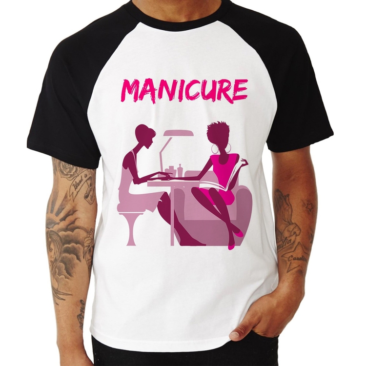 Camiseta Raglan Manicure